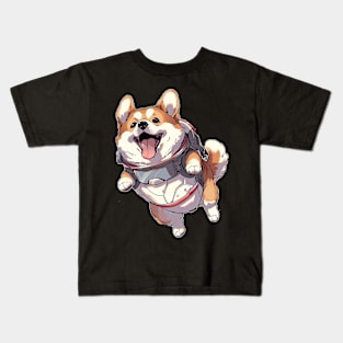 space corgi Kids T-Shirt